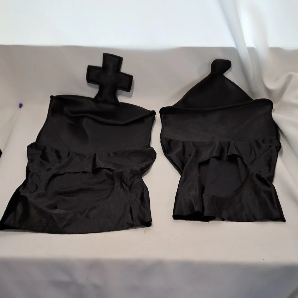 Elegant Black Party Hat Set